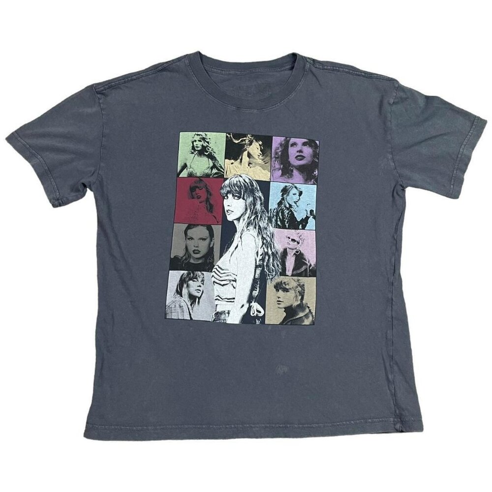 Taylor Swift The Eras Tour 2023 Multicolor Stained Shirt Adult XL
